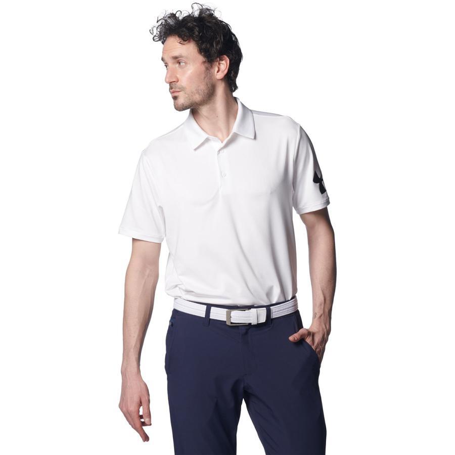 送料無料! 新品未使用 タグ付き UNDER ARMOUR アンダーアーマー UA プレーオフ ポロ3.0 ロゴ 23SS 1378619 Mサイズ ホワイト 吸汗速乾拍卖