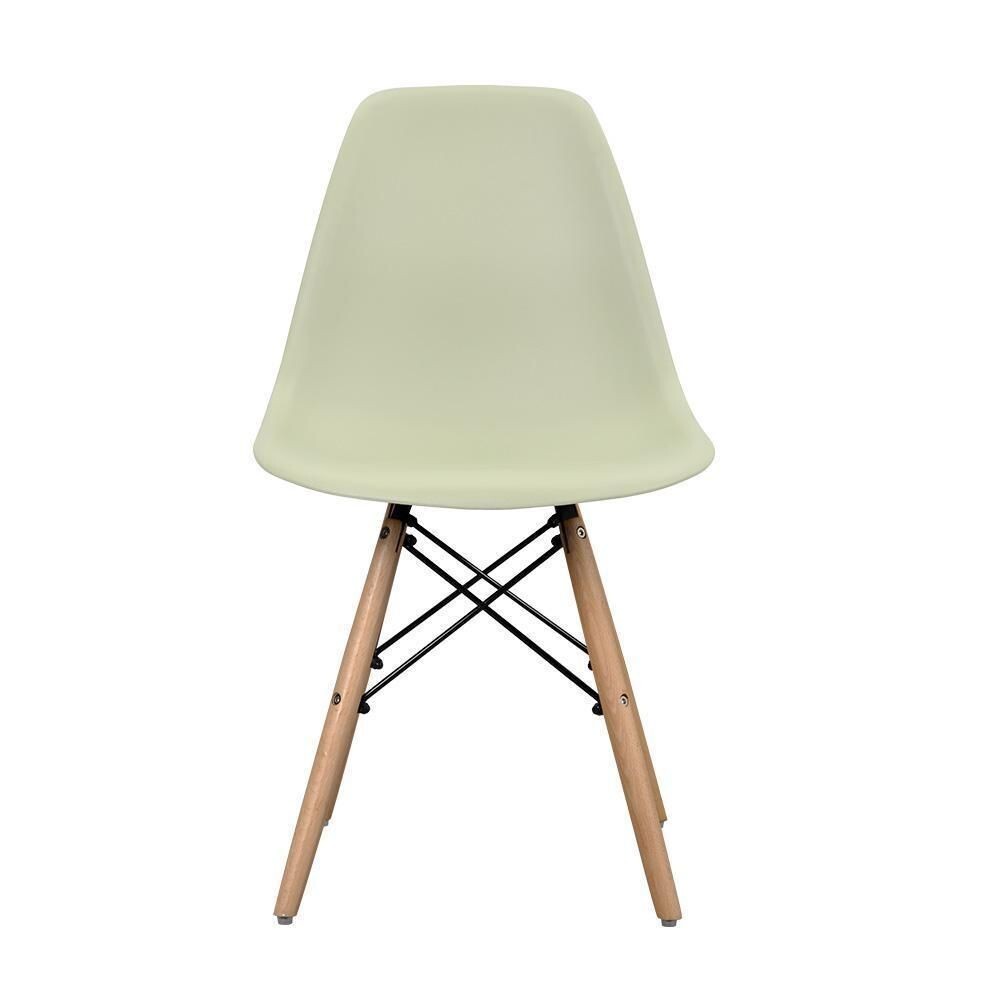 【ライトグリーン座面&ナチュラル脚】 チェア イームズチェアー 木脚 椅子 401385拍卖