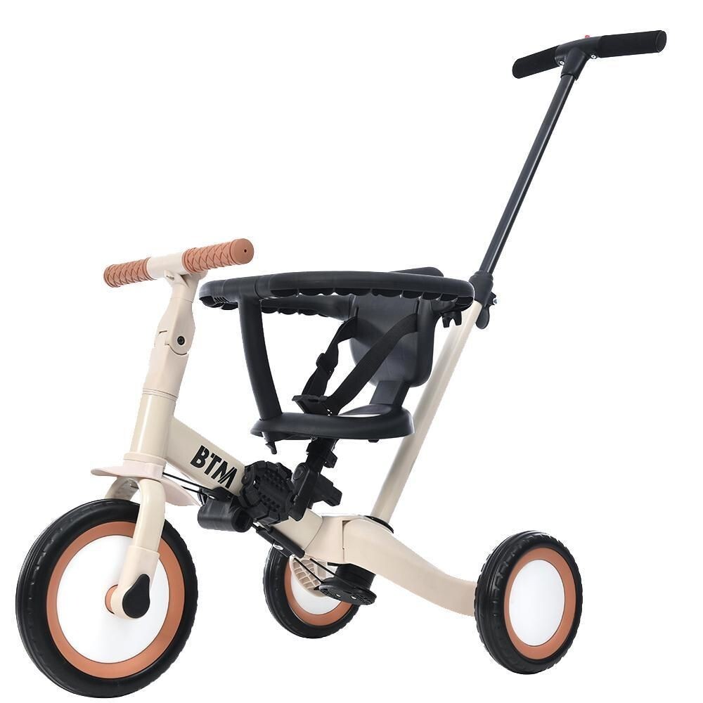子供用三輪車 4in1 自転車 オリジナル 押し棒付き 安全バー付 キックボード 493300拍卖