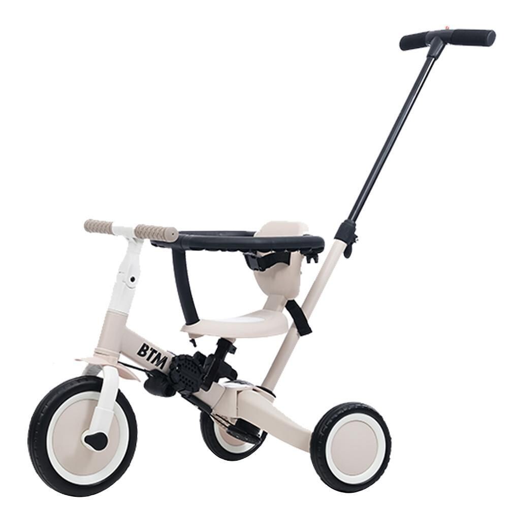 子供用三輪車 4in1 自転車 オリジナル 押し棒付き 安全バー付 キックボード 581423拍卖