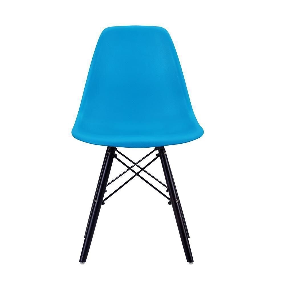 【2脚セット】【ブルー座面&ダークブラウン脚】イームズチェア リプロダクト 409425拍卖