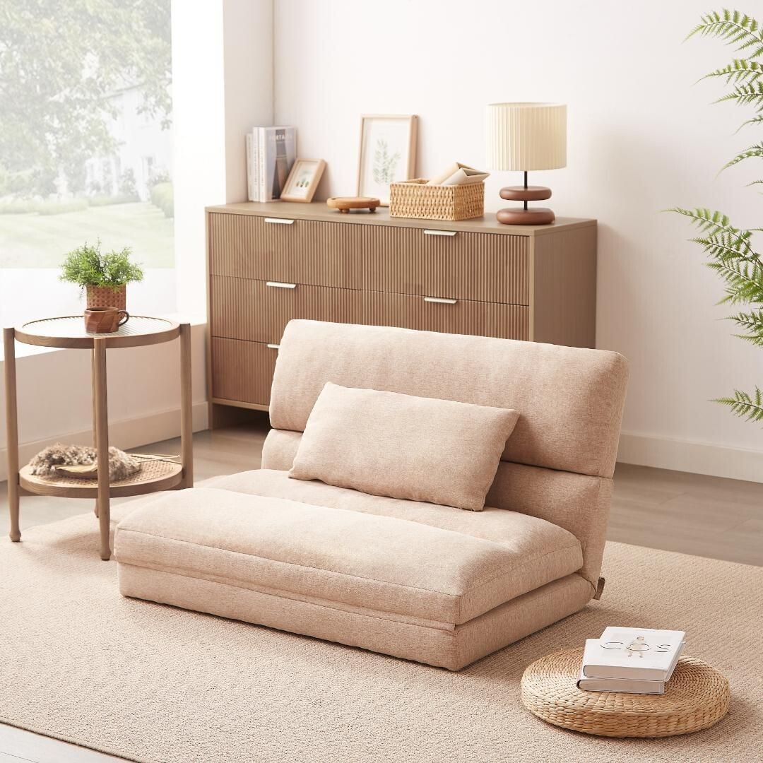 折りたたみ ソファベッド 座椅子 幅103cm 2人掛け ソファ リクライニング 778700拍卖