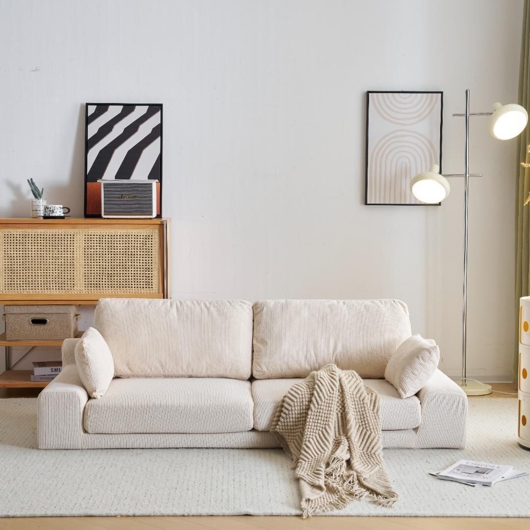 2人掛けソファベッド フロアソファ コンパクトローソファ こたつ用 クッション付 834393拍卖