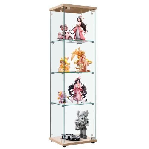 コレクションケース ガラスディスプレイ キャビネットフィギュアケース 4段 759855拍卖