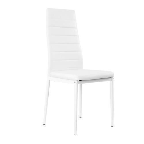 【ホワイト 1脚】ダイニングチェア 椅子 イス レザー 食卓椅子 レトロ 北欧 414801拍卖