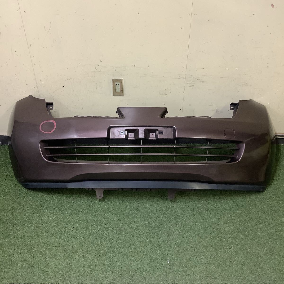 マーチ K12 純正 フロントバンパー 620022 AX440 ショコラブラウン系 管番3544拍卖