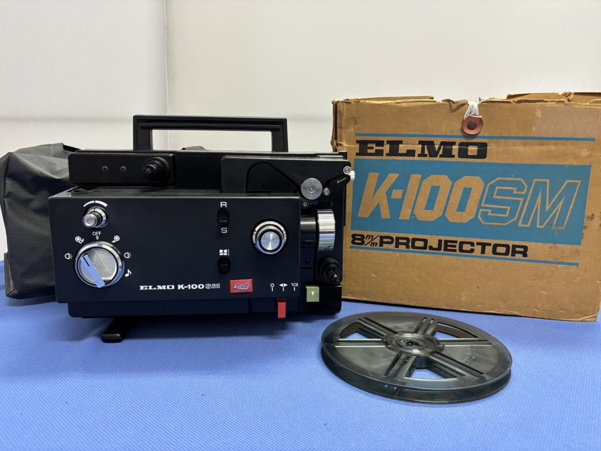 631☆ エルモ/8㎜プロジェクター/K-100SM/ ELMO/本体のみ/ 映写機拍卖