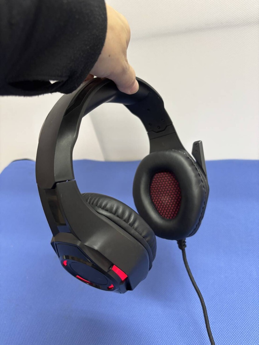 579☆ゲーミングヘッドホン/メーカー不明/中古/ブラック拍卖