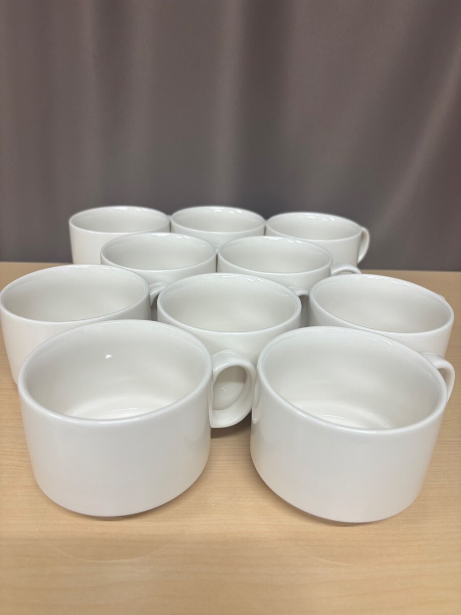 10☆マグカップ 無地 10個セット/昇華プリント加工・DIY昇華マグカップ/白/まとめ買いがお得☆250cc/業務用/ スタックカップ拍卖
