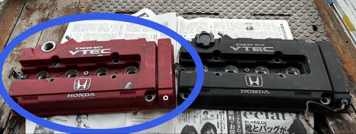 ホンダ 純正 EG6 DC2 B18C B16A B型 VTEC エンジン シリンダー ヘッドカバー タペットカバー B18C B16B EK4 EK9 赤拍卖
