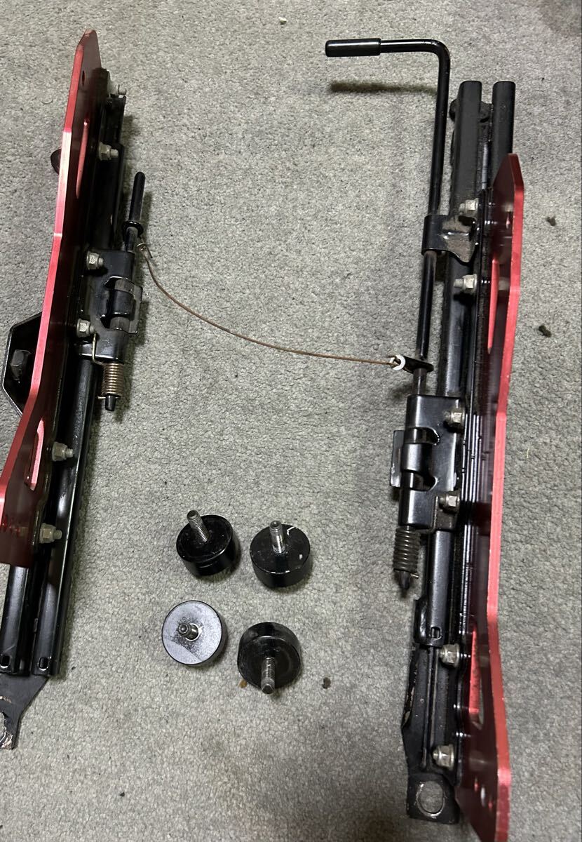 絶版品 超希少 MUGEN 無限 AP1 S2000 F右 シートレール フルバケサイド止め バケットシート 81200-XGS-KOSO-D 右側 運転席側拍卖