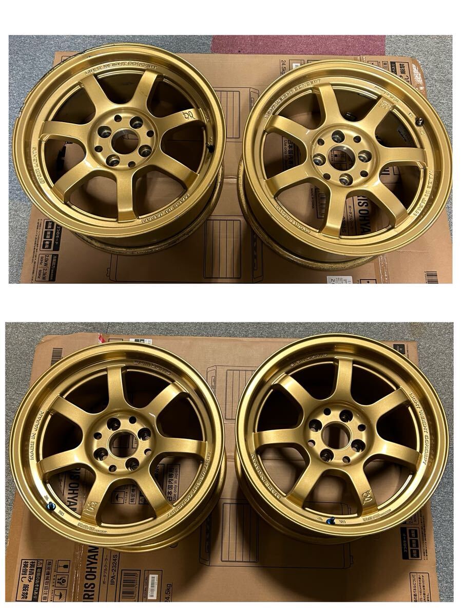 希少 RAYS レイズ グラムライツ57S ゴールド ホイール 16インチ 8.0JJ+30 4穴 PCD 100拍卖