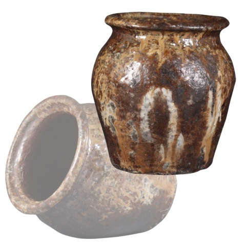 蔵出し品 古常滑 桃山時代 自然釉 壷 A641拍卖