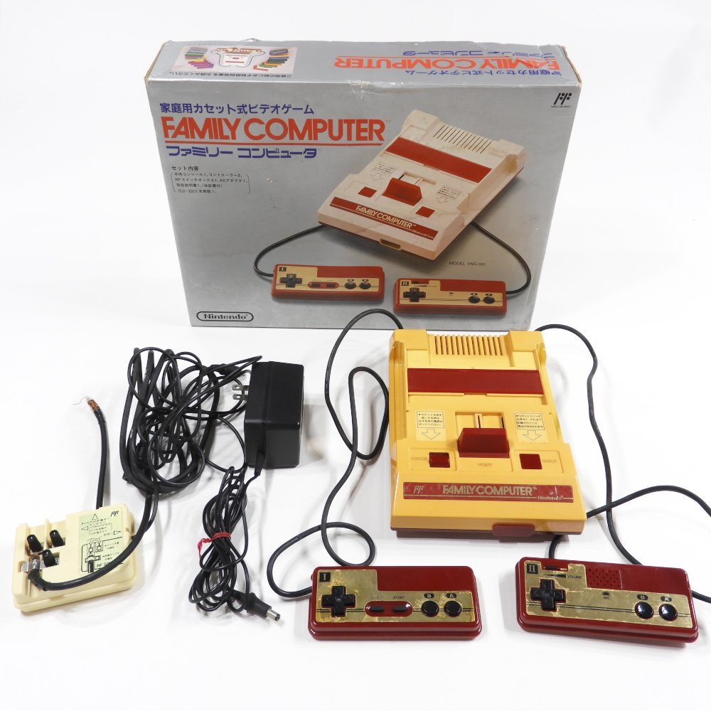 Nintendo ファミコン 本体 箱付 ジャンク #912302 FAMILY COMPUTER 家庭用 ゲーム 任天堂 レトロ拍卖