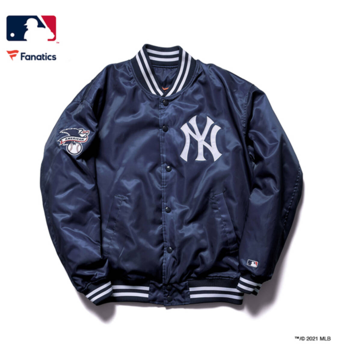 21aw FCRB Fanatics MLB TOUR ALL TEAM REVERSIBLE VARSITY JACKET NEW YORK YANKEES XL*F.C.Real Bristol ブリストル スタジャン拍卖