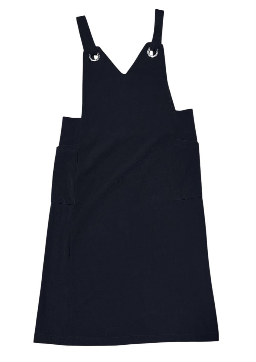 ▲ Ray BEAMS レイ ビームス ▲ サイドポケット バックスリット オールインワン ワイド ジャンパースカート ブラック 0拍卖