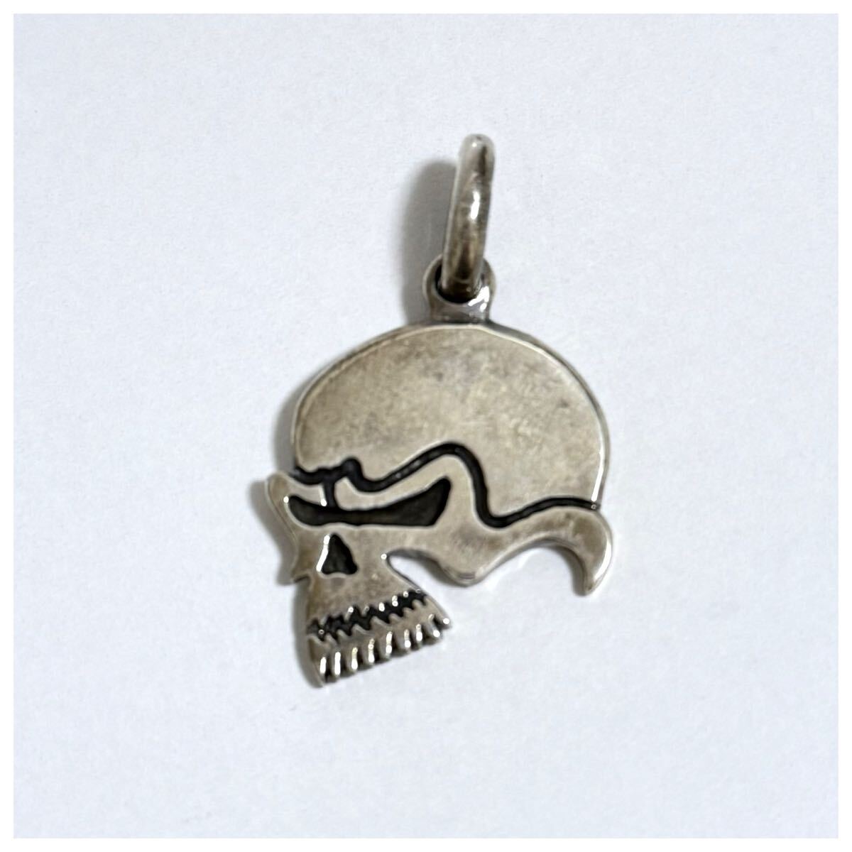 THIRTEEN DESIGNS サーティーンデザインズ SILVER シルバー スカル ペンダントトップ チャーム拍卖