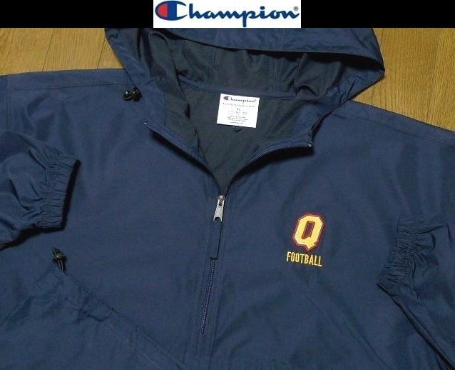 3L-2XL-XXL日本サイズ位【セール!送料無料】超希少チャンピオンUSA限定モデル1点 美品 防風撥水 特注刺繍パーカージャケット拍卖