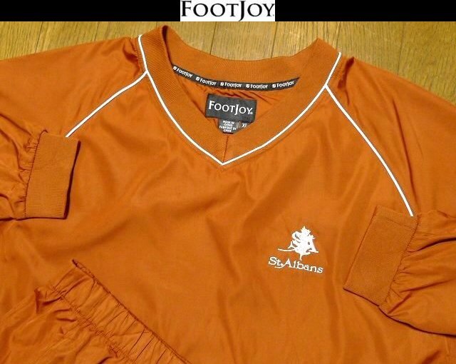 5L-6L・4XL-5XL日本サイズ位【セール!送料無料】超希少 フットジョイ USA限定 防風撥水 特注GCC刺繍 ジャケットFootJoy DRYJOYS拍卖
