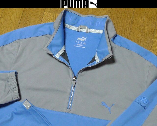 XL日本サイズ位【セール!送料無料】超希少 プーマUSA限定モデル1点物 美品 特注GCC刺繍 防風撥水4方向伸縮ストレッチトップ ジャケット拍卖