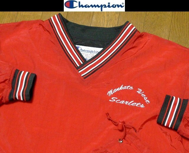 5L-6L・4XL-5XL日本サイズ位【セール!送料無料】超希少 チャンピオン USA限定モデル1点物 防風撥水除湿 特注刺繍 ジャケット拍卖