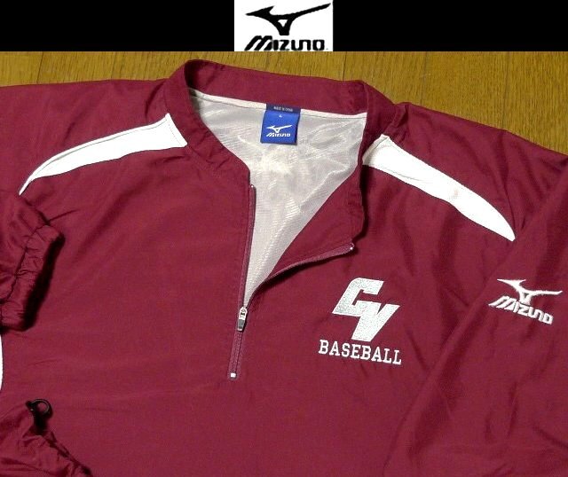 6L-7L・5XL-6XL日本サイズ位【セール!送料無料】超希少 ミズノ USA限定モデル1点物 防風撥水除湿 特注刺繍 ジャケット拍卖