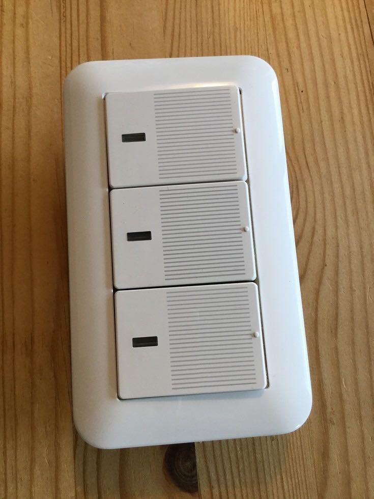 ★パナソニックワイド21照明スイッチ器具セット(片切、トリプル、ほたるランプ付)拍卖