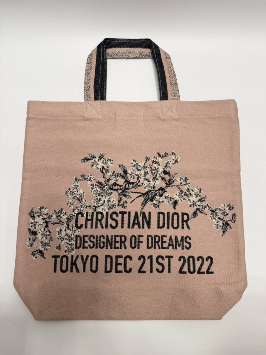 【未使用保管品】クリスチャンディオール Christian Dior 夢のクチュリエ 展覧会 限定 トートバッグ ピンク拍卖