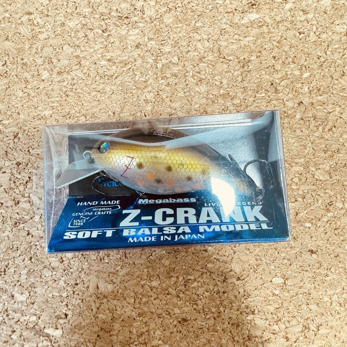メガバス Megabass Z-クランク(BLUE LABEL)ブラウントラウト 未使用品 Z-CRANK BROWN TROUT ソフトバルサモデル拍卖
