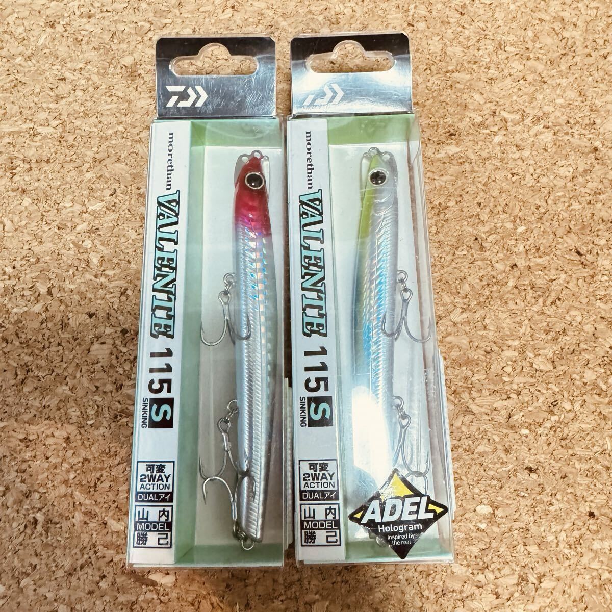 ダイワ モアザン morethan バレンテ 115S アデルチャートヘッドキビナゴ レッドヘッド 未使用品 2点セット ルアー VALENTE 拍卖