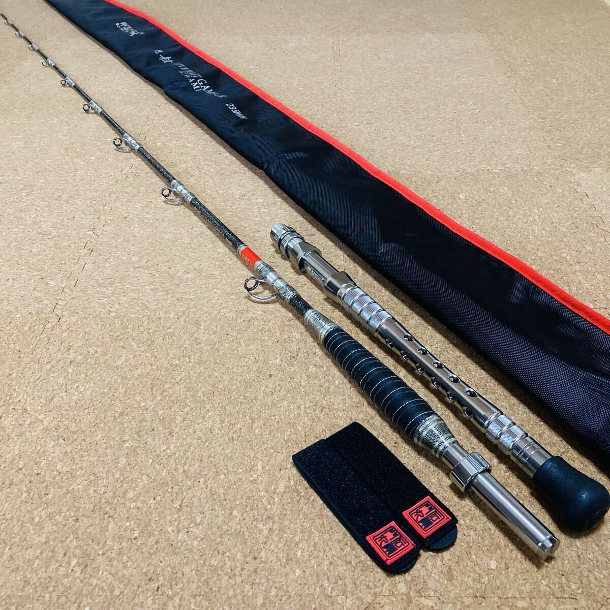 タカミヤ 伝衛門丸 旭舷 LIVE BAIT GAME-GR KIWAMI 235MH シルバー グリップジョイント 船竿 キョクゲン ライブベイトゲーム 極 キワミ拍卖