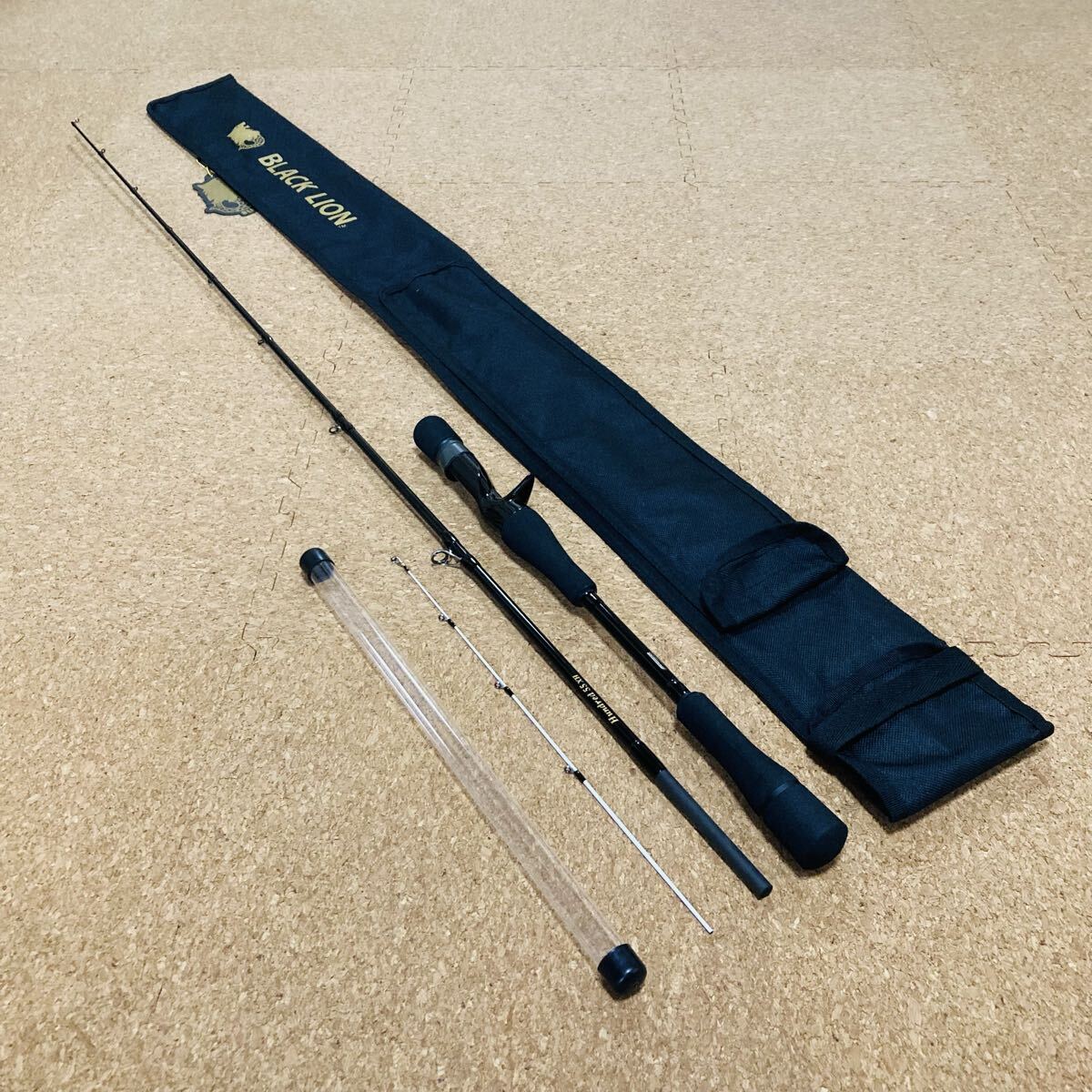 ブラックライオン Hundred ハンドレッド 55XH 3ピース ベイトモデル スパイラルガイド イカメタル拍卖