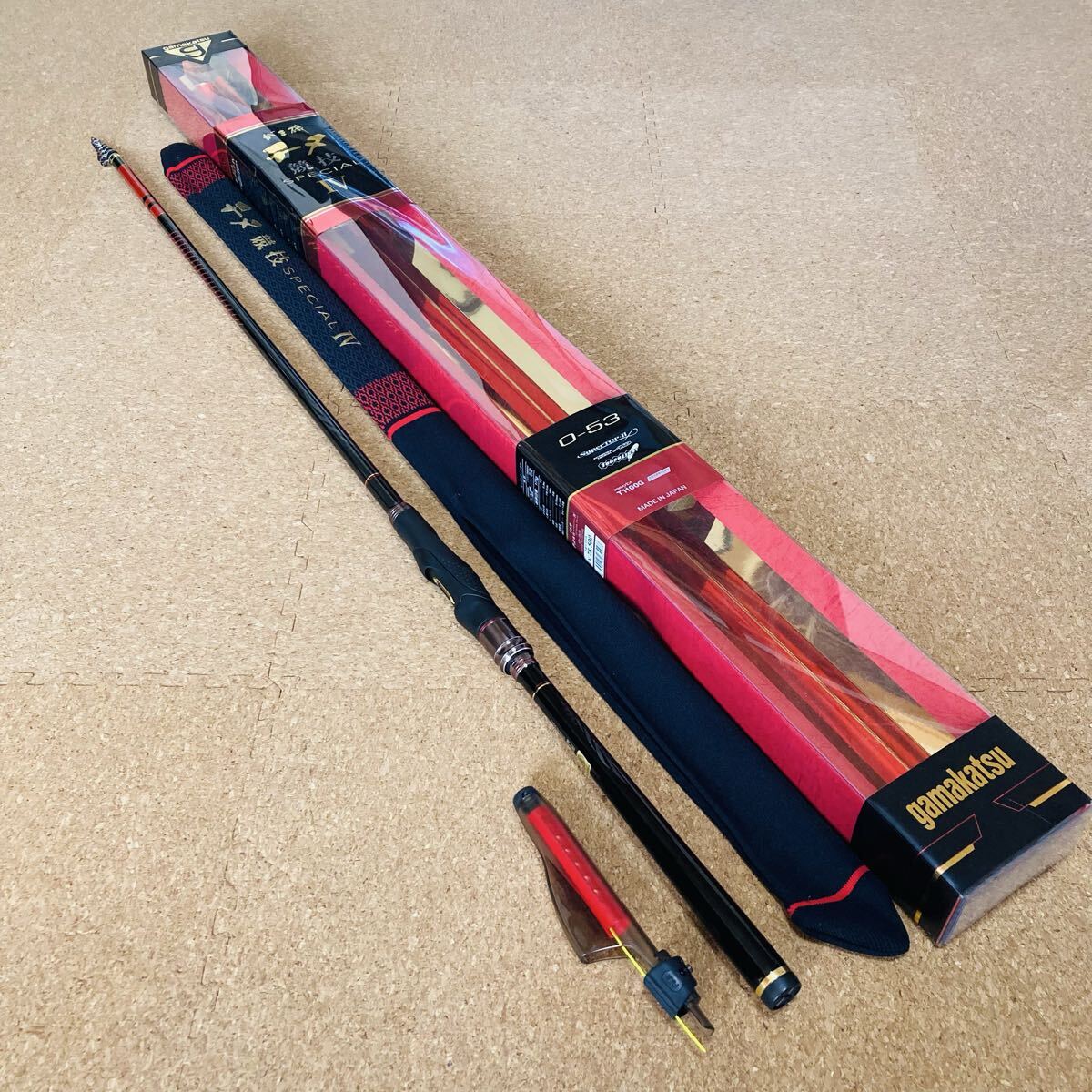 がまかつ がま磯 チヌ競技スペシャルIV 0-53 綺麗 磯竿 フカセ釣り クロダイ 黒鯛拍卖