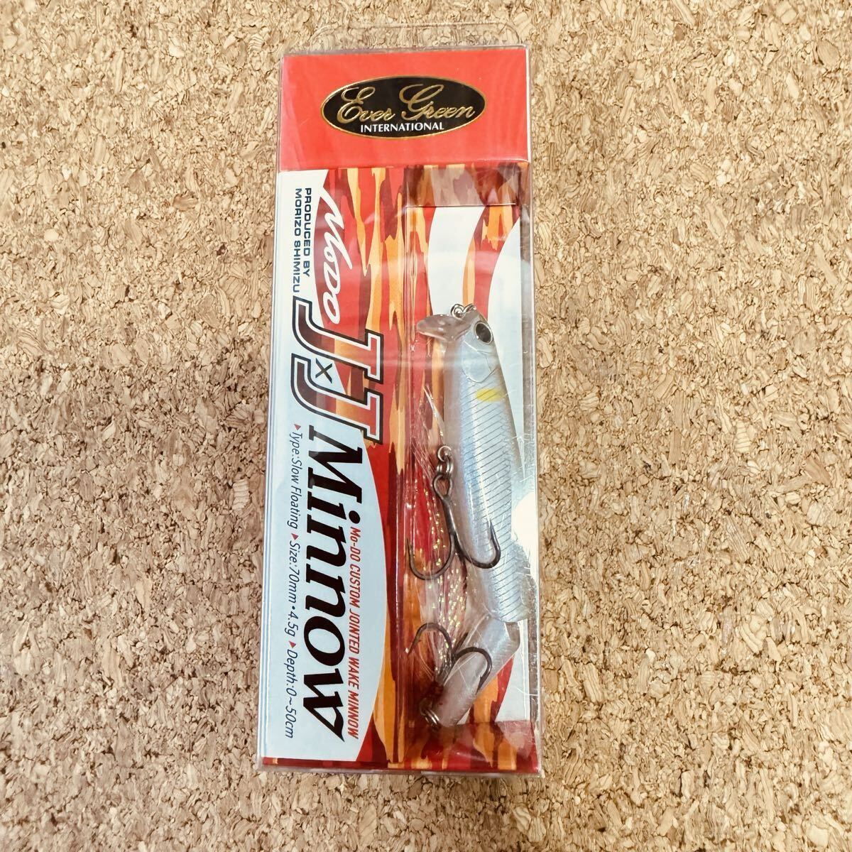 エバーグリーン J×Jミノー ♯108 ゴーストアユ 未使用品 70㎜ 4.5g拍卖