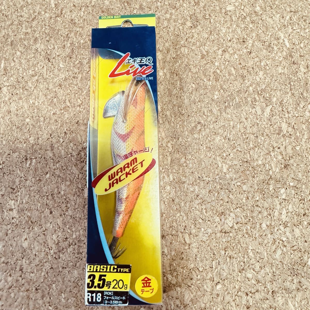 ヤマシタ YAMASHITA エギ王Q ライブ 3.5号ベーシックタイプ R18ROK Live 温チャージ 金テープ 未使用品拍卖