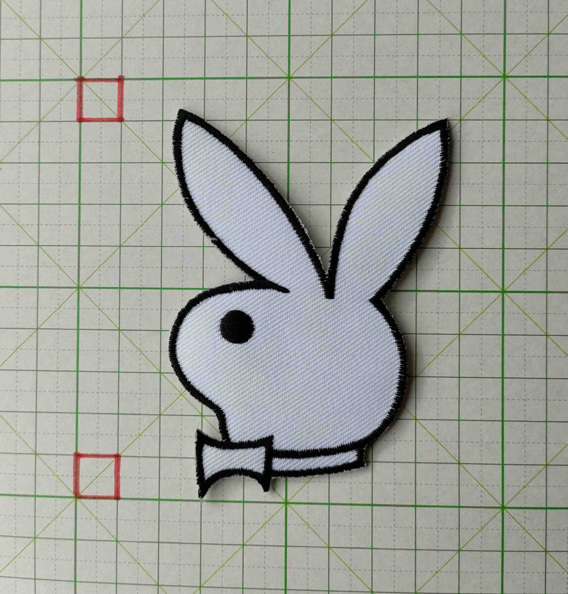 ◆ うさぎ ワッペン 白色 プレイボーイ PLAY BOY ◆拍卖
