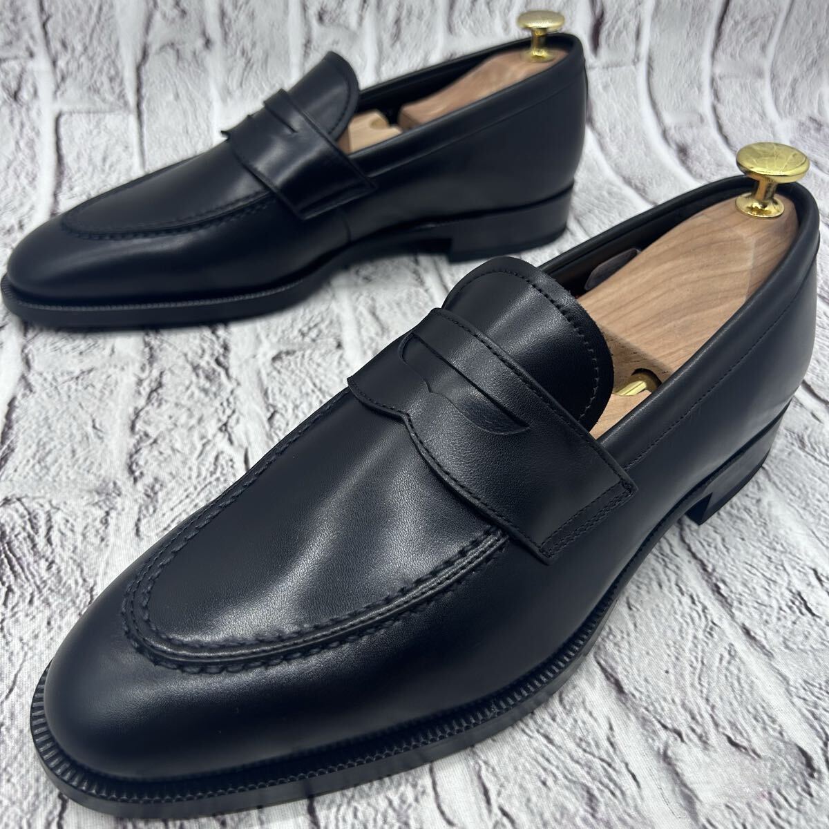 新品同様【未使用】REGAL リーガル 179S コインローファー Uチップ 23.5㎝ ブラック 革靴 ドレスシューズ ビジネス 日本製 メンズ 本革拍卖