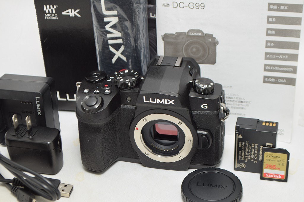 ★Panasonic パナソニック LUMIX DC-G99 ボディ★元箱付・メモリーカード256GB付拍卖