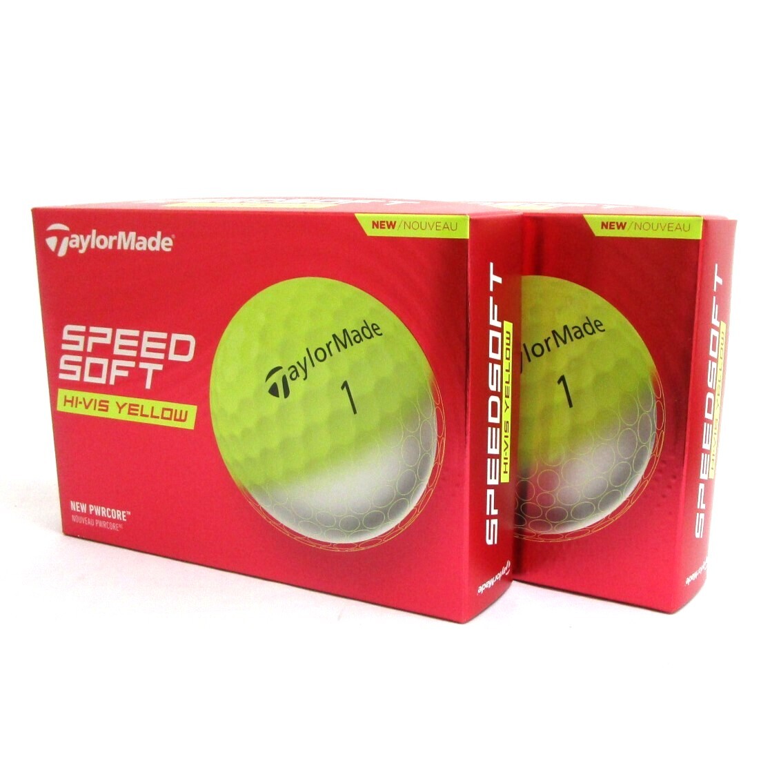 Taylor Made SPEED SOFT イエロー 2箱 24球 US限定 テーラーメイド スピードソフト Yellow ゴルフボール 2ピース カラーボール ソフト拍卖