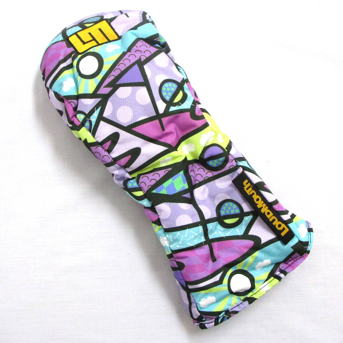 ラウドマウス ドライバー (765-993) 437 Golf Trip Neon Purple/ゴルフトリップネオンパープル 2025年 Loudmouth ヘッドカバー 460cc対応拍卖