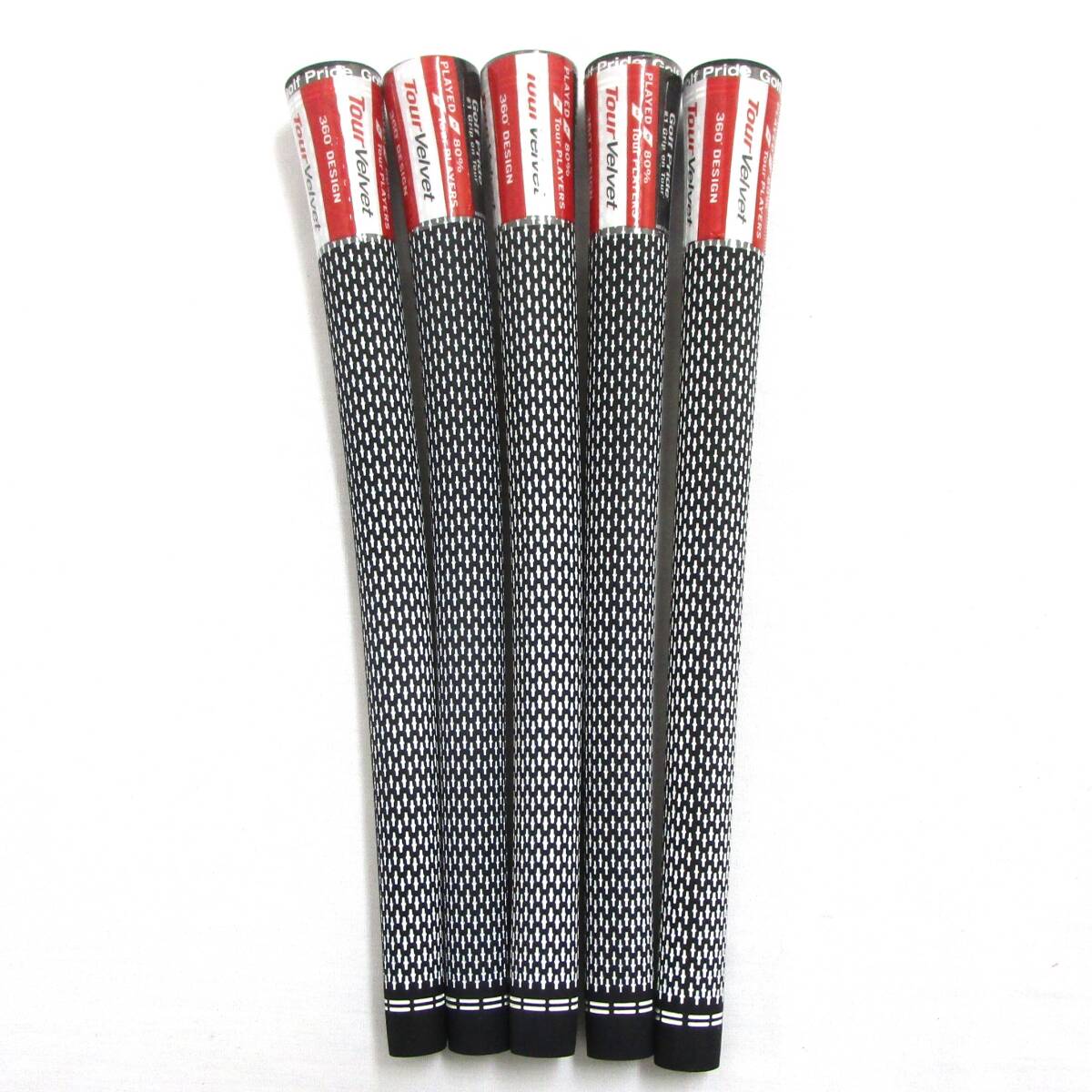 ★Golf Pride GTS1 ベルベット360 5本組 M60R US限定 ゴルフプライド TOUR VELVET 360 WHITE ツアーベルベット ホワイト 360度デザイン拍卖