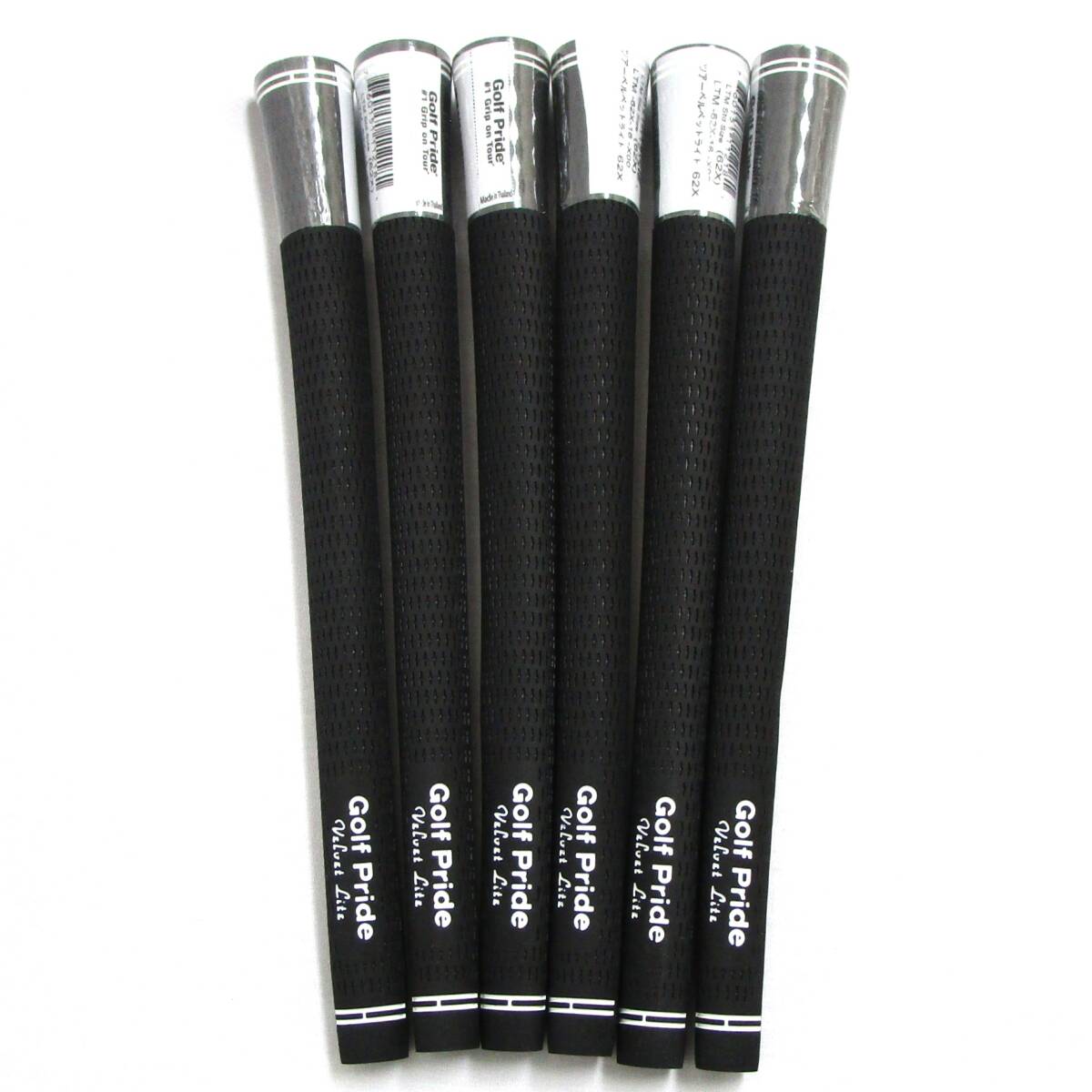 ★Golf Pride LTM ベルベット ライト M62X 6本 ゴルフプライド TOUR VELVET Light ラバー バックラインあり 軽量 定番 ウッド・アイアン用拍卖