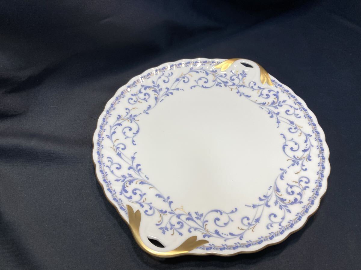 ☆未使用 ノリタケ スタジオコレクション 25cm 金彩 プレート 大皿 共箱 Noritake studio colection 大皿 クリスマス 正月 パーティ拍卖