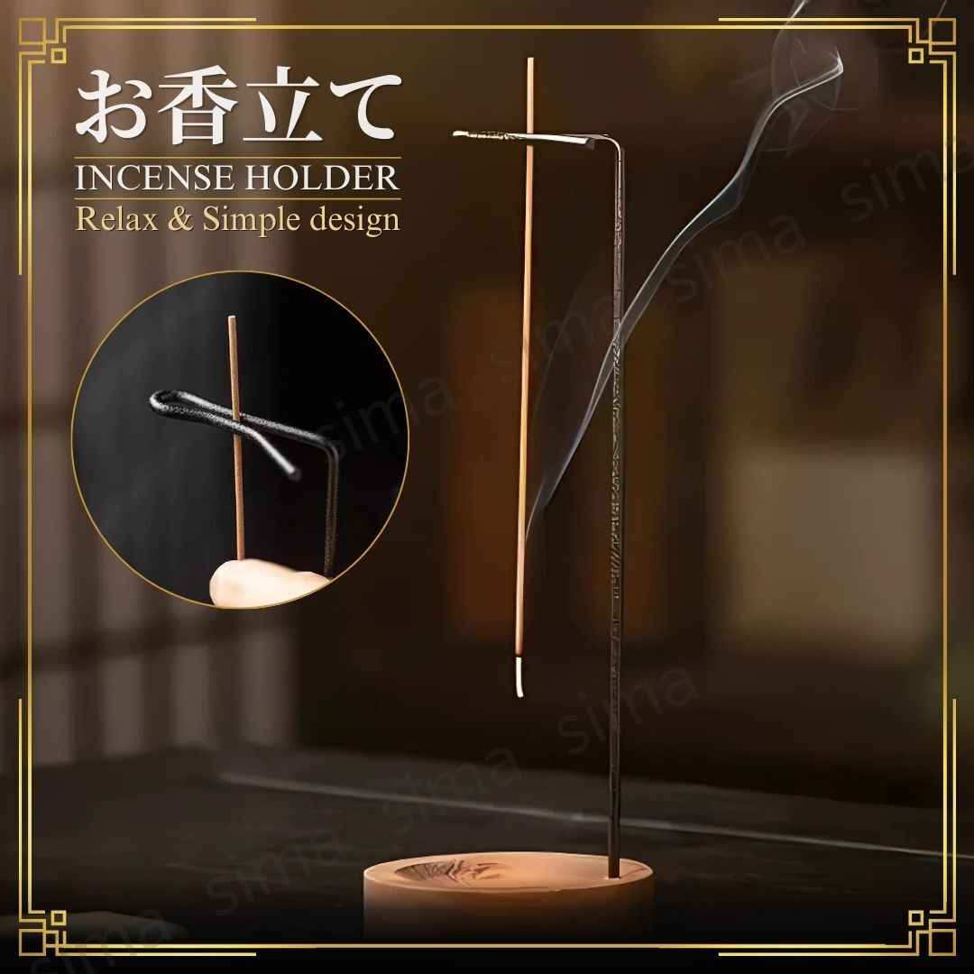 お香立て インセンスホルダー 線香立て スタンド 吊り下げ式 瞑想 シンプル おしゃれ APOTHEKE アポテーケ DUMBO アロマ 癒し インテリア拍卖