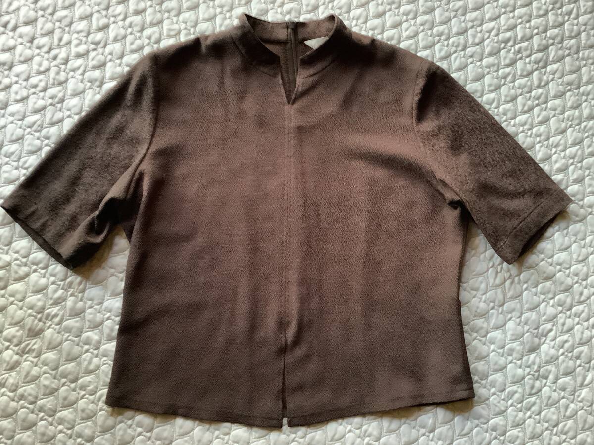 詩仙堂 タムラ ヒトシ ちりめん カットソー こげ茶拍卖