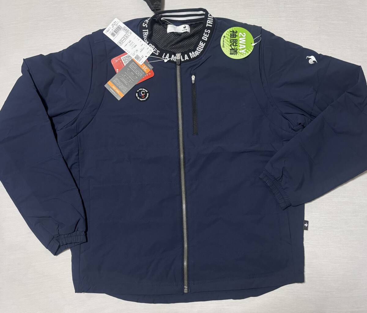 送料込★18920円★ルコック ヒートナビ 2WAYブルゾン はっ水 防風★M拍卖