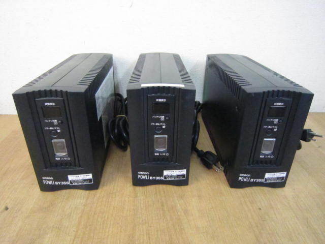 オムロン 無停電電源装置 BY35S ジャンク 3台まとめ No.2拍卖