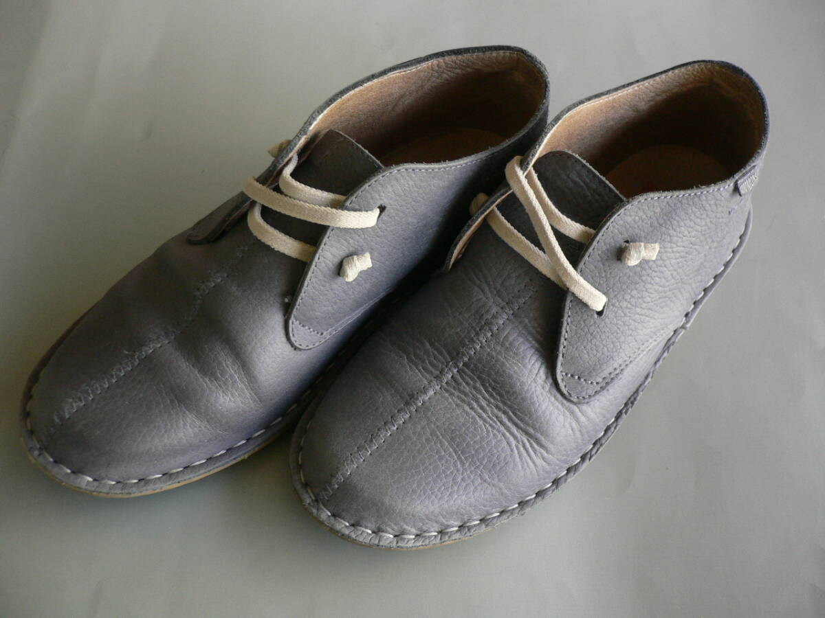 COMMONS コモンズ グレー38 本革 カジュアルシューズ 24センチ拍卖