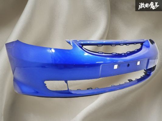 HONDA ホンダ 純正 GD1 GD2 フィット 後期 フロント バンパー 外装 ブルーパール 青 71101-SAA-9000 棚31E3拍卖