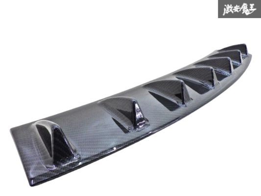 【未使用品】 社外品 汎用 7フィン リア ディフューザー カーボン調 全長:約798mm 幅:約134mm 即納 棚11C拍卖